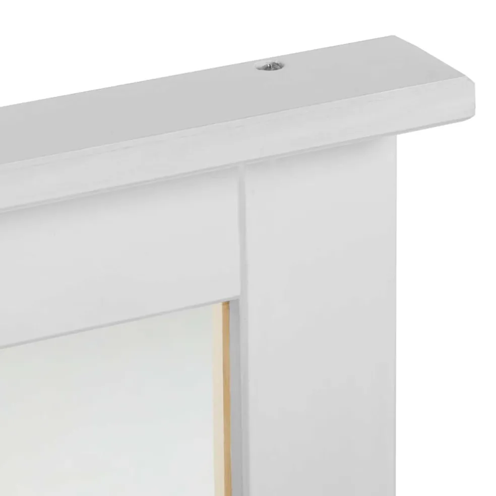vidaXL Spiegel VIGO Antiek wit 55,5 x 5 x 70 cm Massief grenenhout