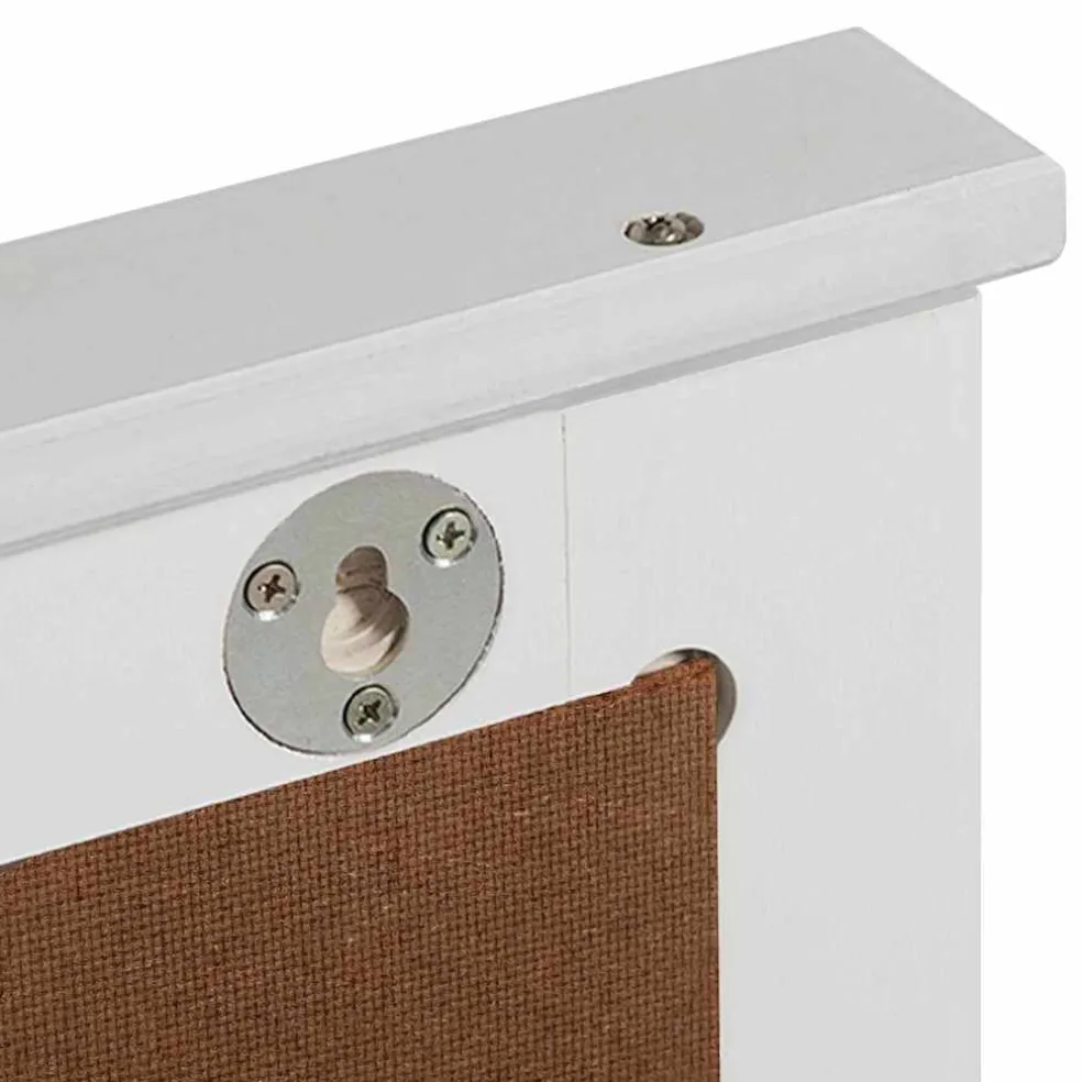 vidaXL Spiegel VIGO Antiek wit 55,5 x 5 x 70 cm Massief grenenhout