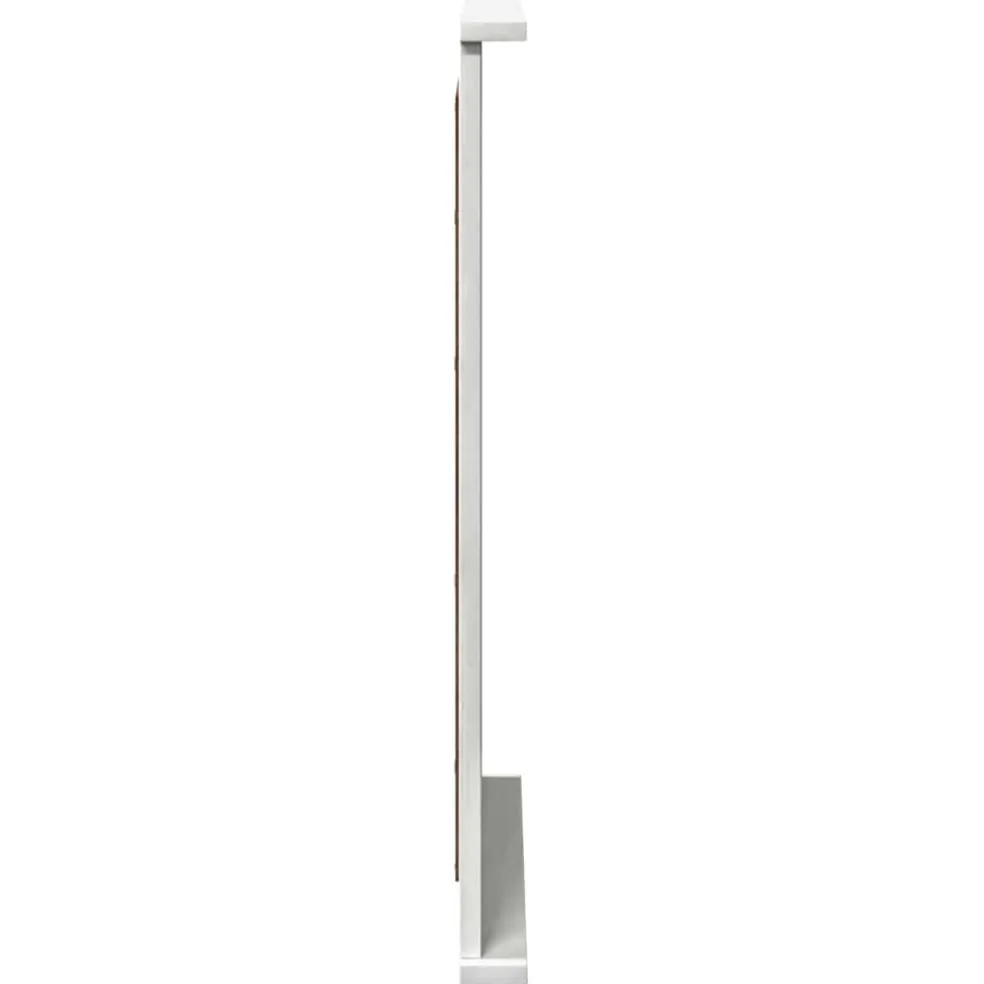 vidaXL Spiegel VIGO Antiek wit 55,5 x 5 x 70 cm Massief grenenhout