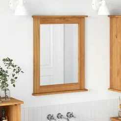 vidaXL Spiegel VIGO Honingbruin 55,5 x 5 x 70 cm Massief grenenhout