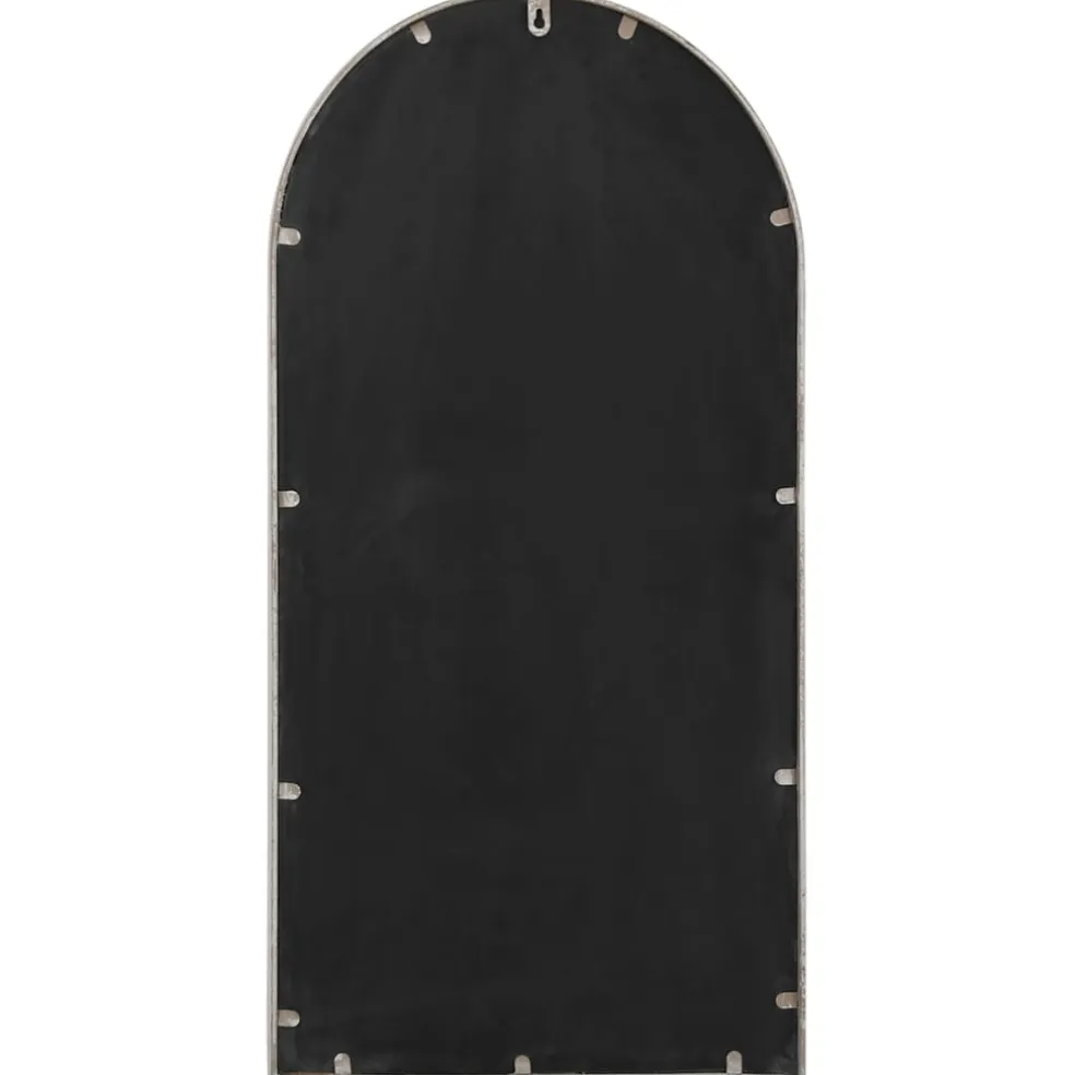 vidaXL Spiegel 90x45 cm ijzer zandkleurig