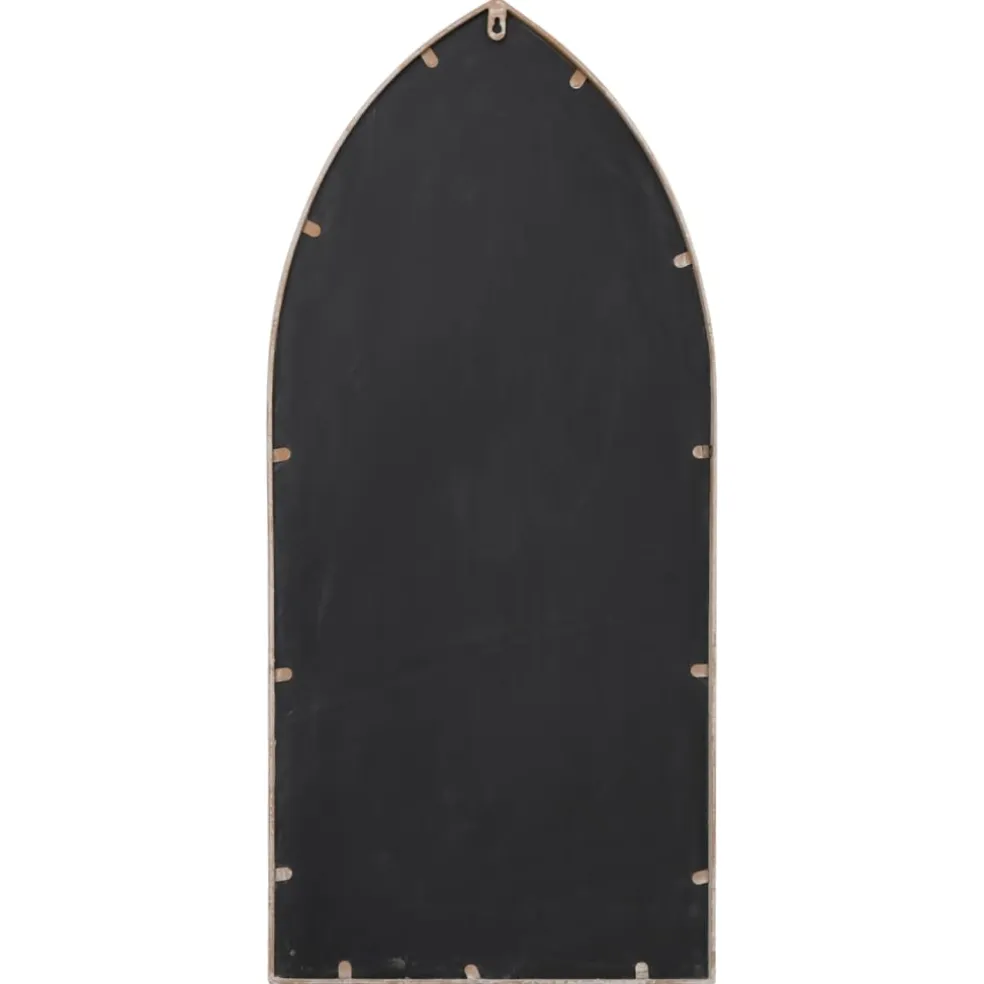vidaXL Spiegel 100x45 cm ijzer zandkleurig
