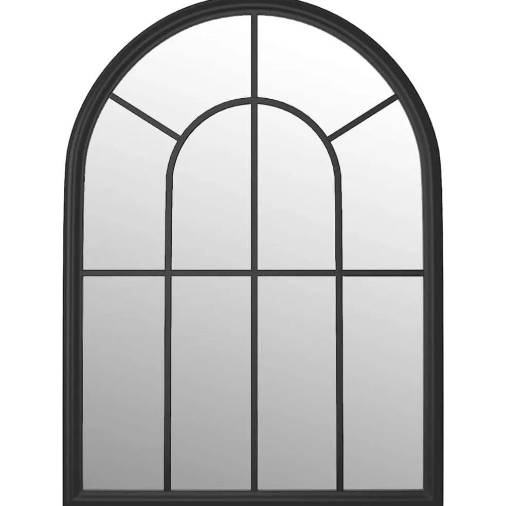 vidaXL Spiegel 60x45 cm ijzer zwart