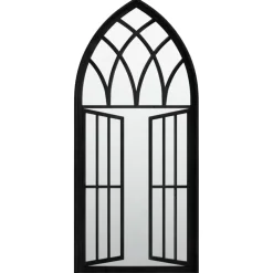vidaXL Spiegel 100x45 cm ijzer zwart