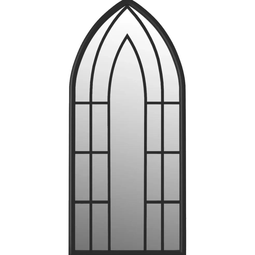 vidaXL Spiegel 100x45 cm ijzer zwart