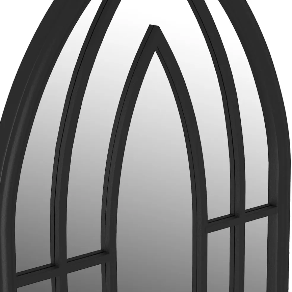 vidaXL Spiegel 100x45 cm ijzer zwart