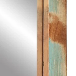vidaXL Spiegel 70x50 cm massief gerecycled hout en glas