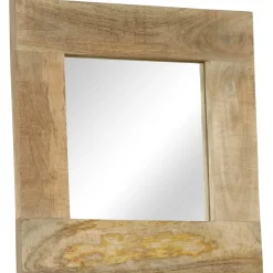 vidaXL Spiegel 50x50 cm massief mangohout