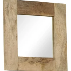 vidaXL Spiegel 50x50 cm massief mangohout