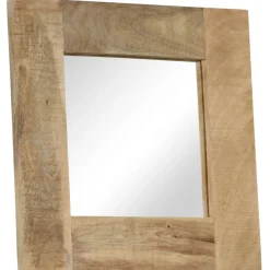 vidaXL Spiegel 50x50 cm massief mangohout