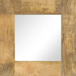 vidaXL Spiegel 50x50 cm massief mangohout