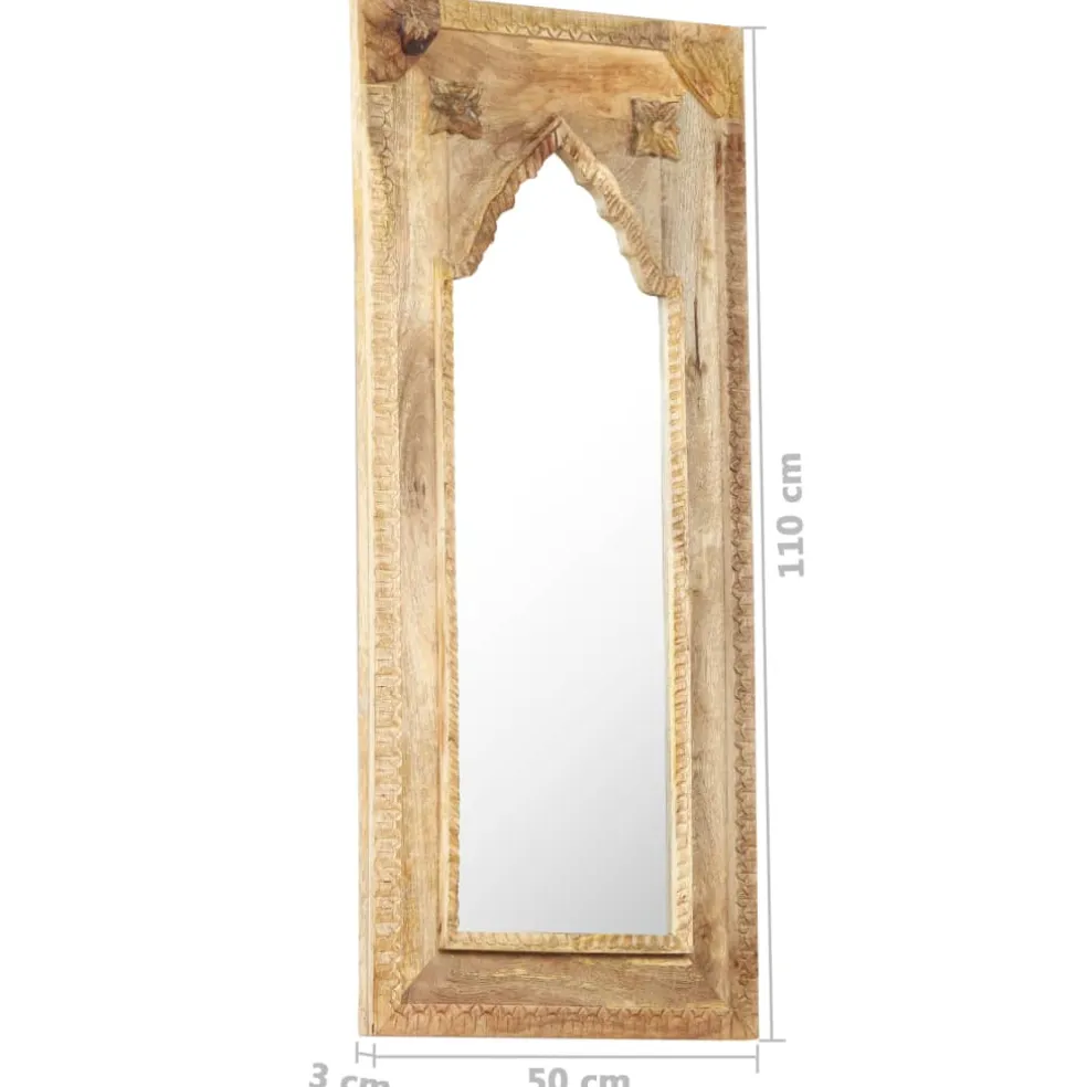vidaXL Spiegel 50x3x110 cm massief mangohout