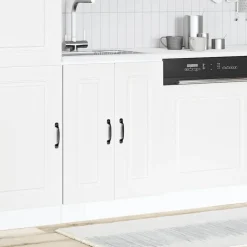 vidaXL Spoelbakonderkast Kalmar 60x46x81,5 cm bewerkt hout wit