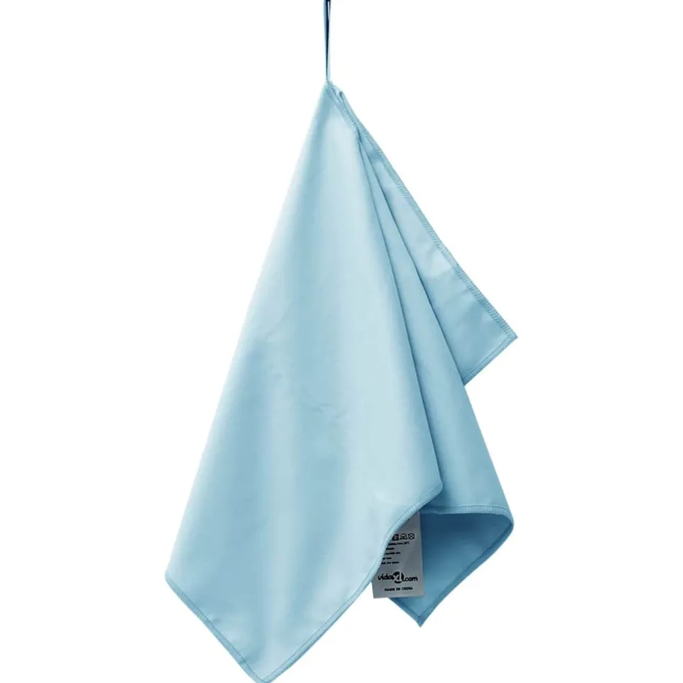 vidaXL Sporthanddoeken 2 st Blauw 50 x 30 cm Polyester en polyamide