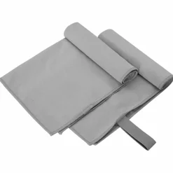 vidaXL Sporthanddoeken 2 st Donkergrijs 50 x 30 cm