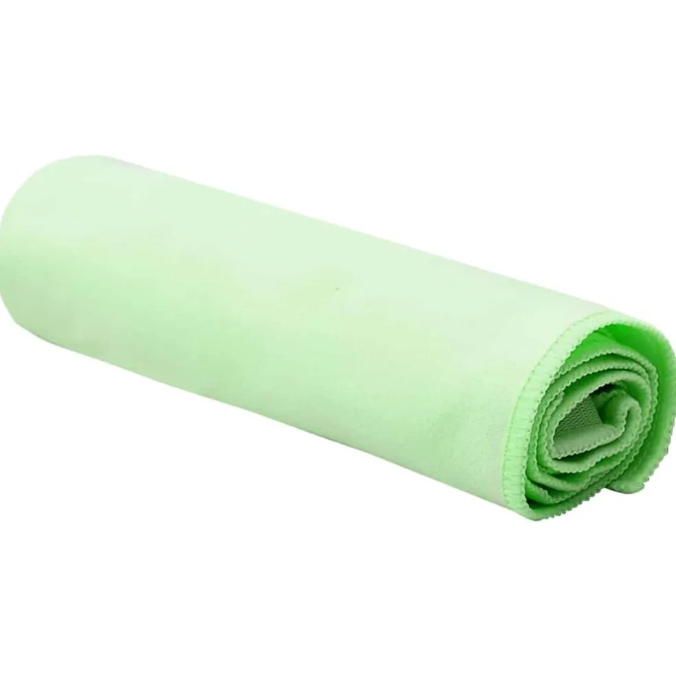 vidaXL Sporthanddoeken 2 st Groen 50 x 30 cm Polyester en polyamide