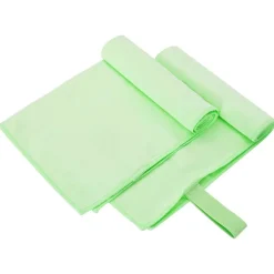 vidaXL Sporthanddoeken 2 st Groen 50 x 30 cm Polyester en polyamide