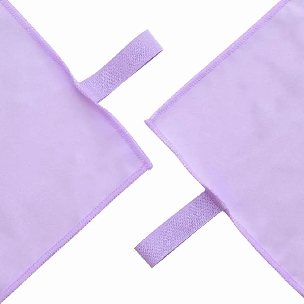 vidaXL Sporthanddoeken 2 st Paars 50 x 30 cm Polyester en polyamide