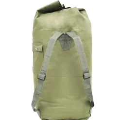 vidaXL Sporttas legerstijl 85 L olijfgroen