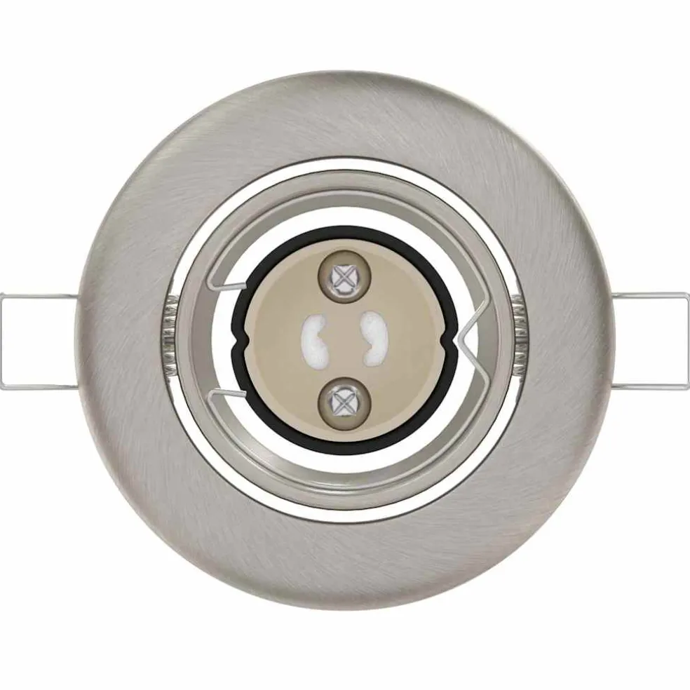 vidaXL Spotje 6 st Zilver 9 x 9 x 2.5 cm Metaal