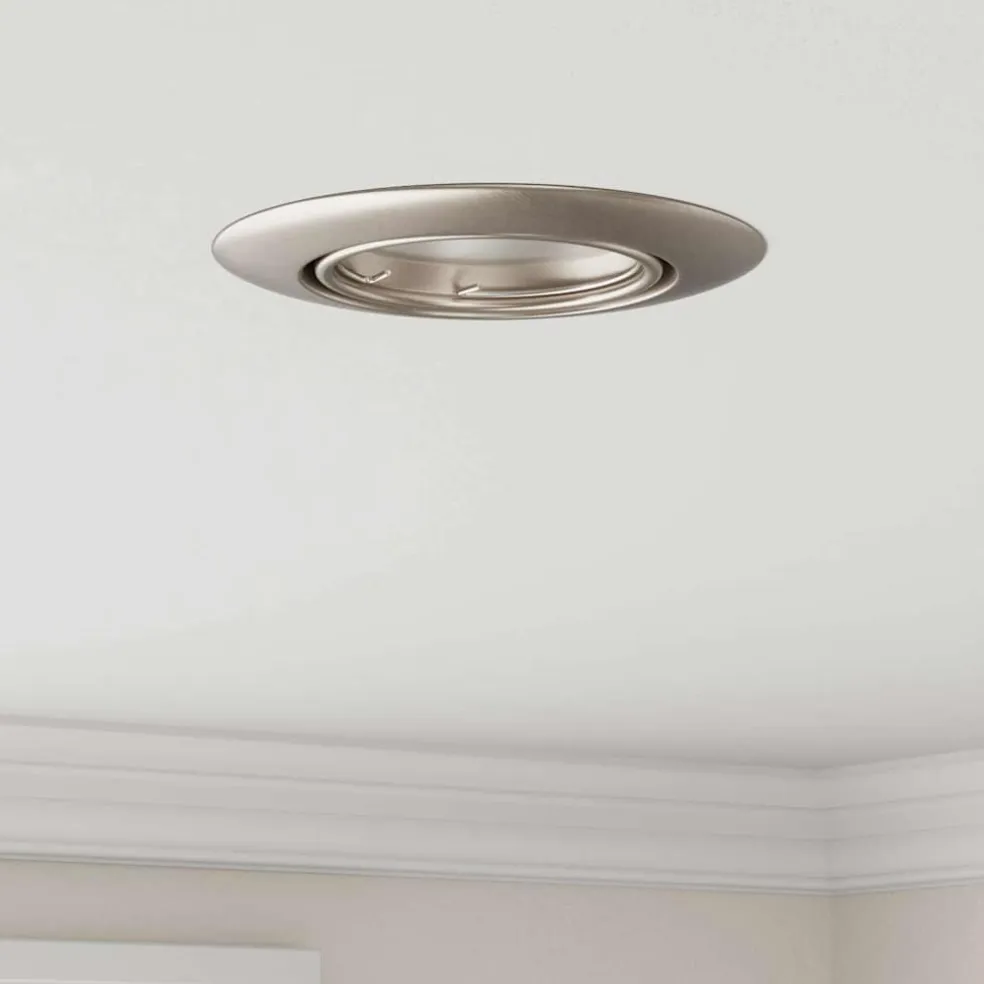 vidaXL Spotje 6 st Zilver 9 x 9 x 2.5 cm Metaal