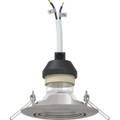 vidaXL Spotje 6 st Zilver 9 x 9 x 2.5 cm Metaal