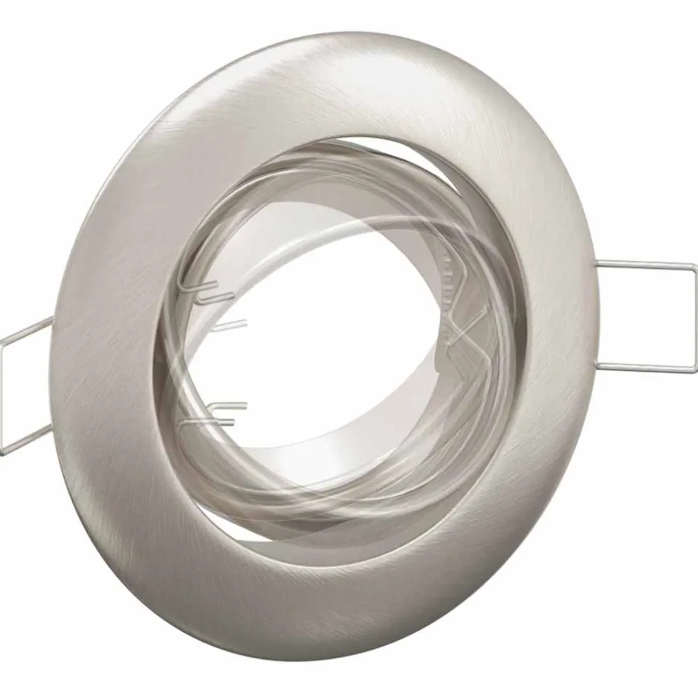 vidaXL Spotje 6 st Zilver 9 x 9 x 2.5 cm Metaal