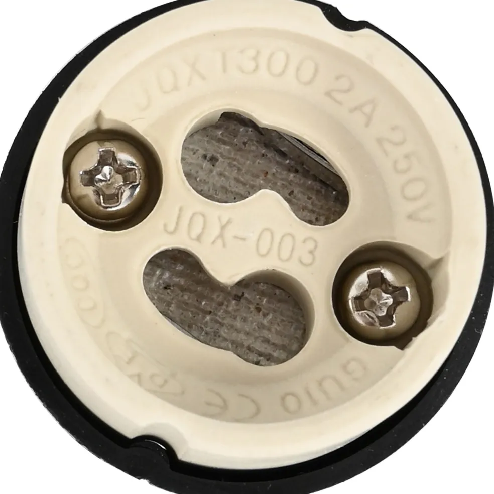 vidaXL Spotje 6 st Zwart 9 x 9 x 2 cm Aluminium