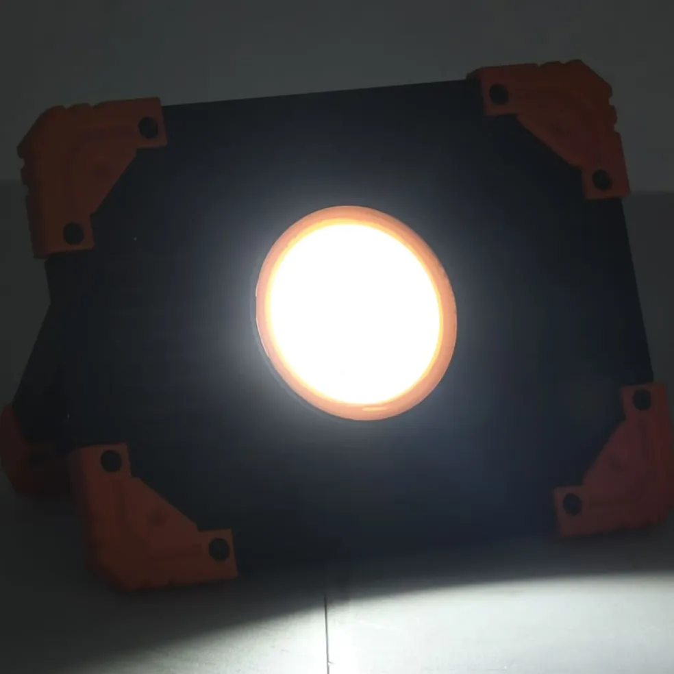 vidaXL Spotlight draagbaar LED ABS 10 W koudwit