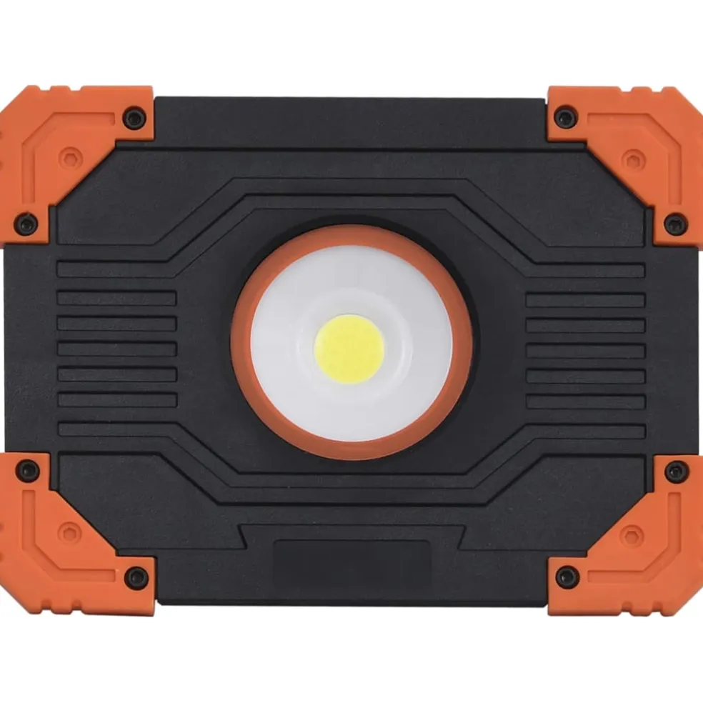 vidaXL Spotlight draagbaar LED ABS 10 W koudwit