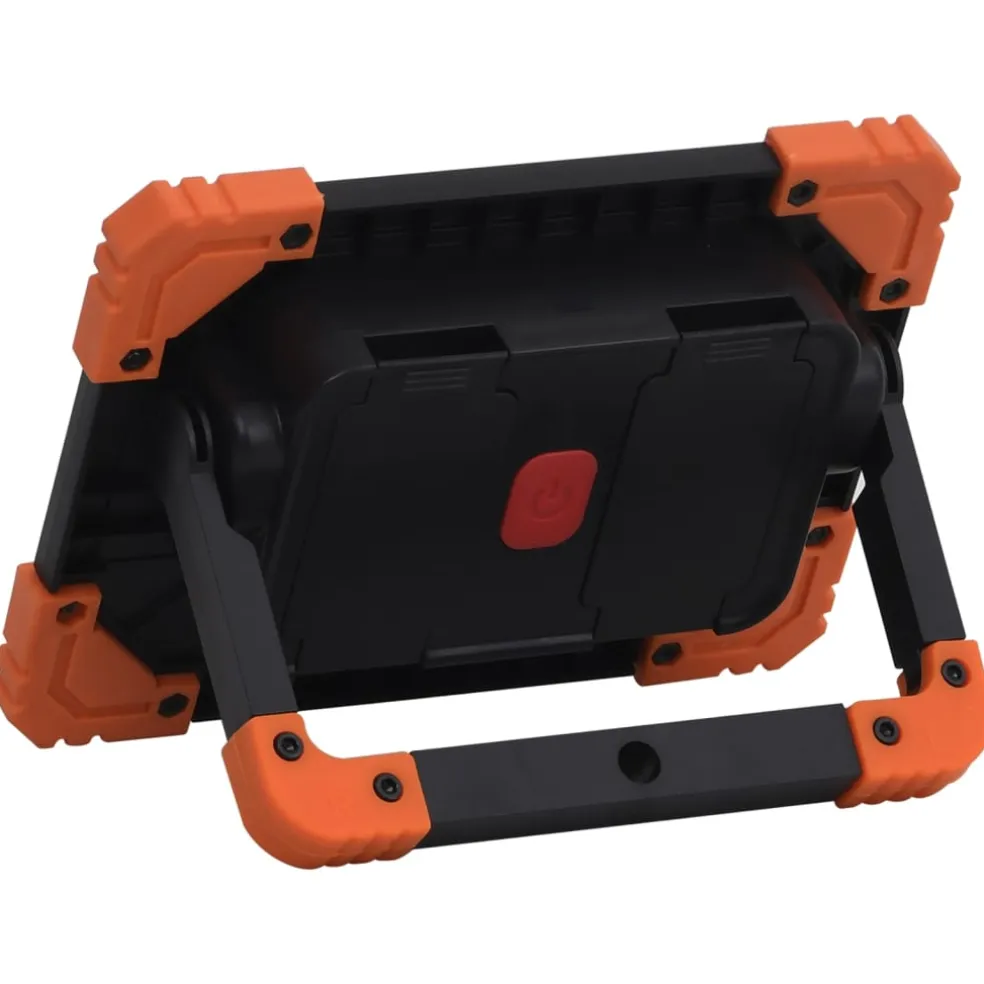 vidaXL Spotlight draagbaar LED ABS 10 W koudwit