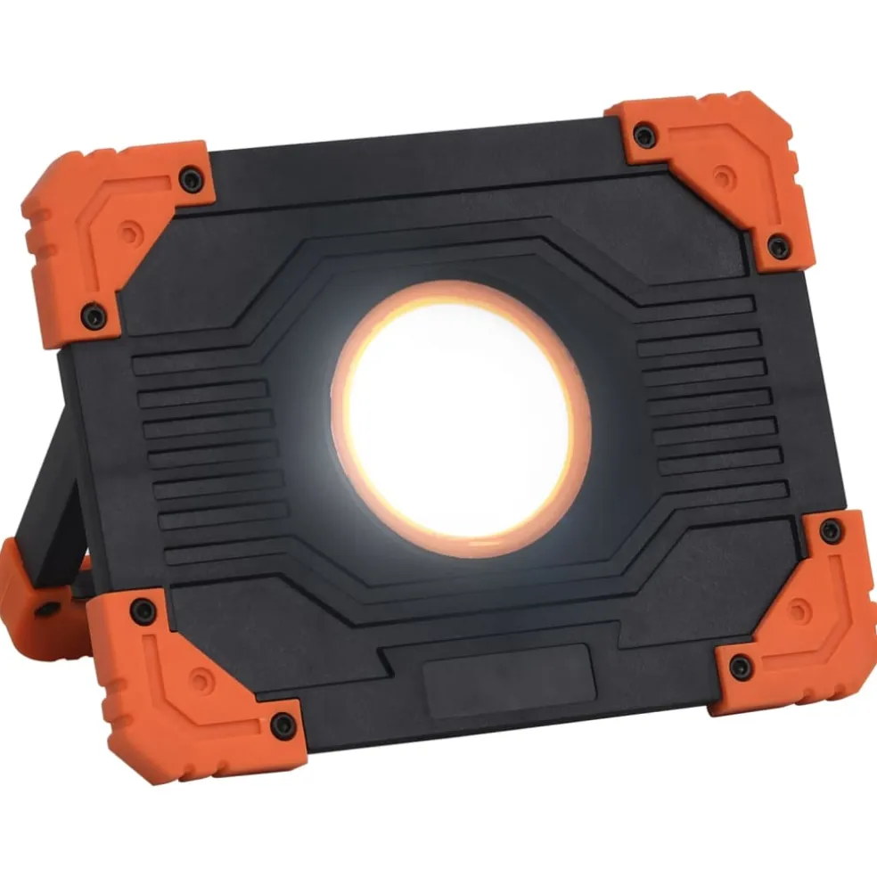 vidaXL Spotlight draagbaar LED ABS 10 W koudwit