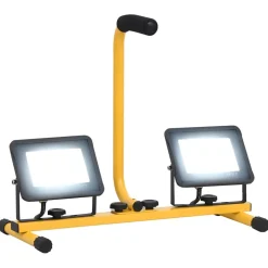 vidaXL Spotlight met handvat LED 2x30 W koudwit