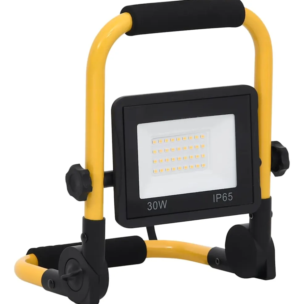 vidaXL Spotlight met handvat LED 30 W koudwit
