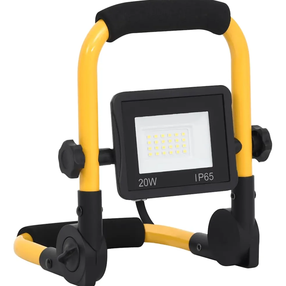 vidaXL Spotlight met handvat LED 20 W koudwit