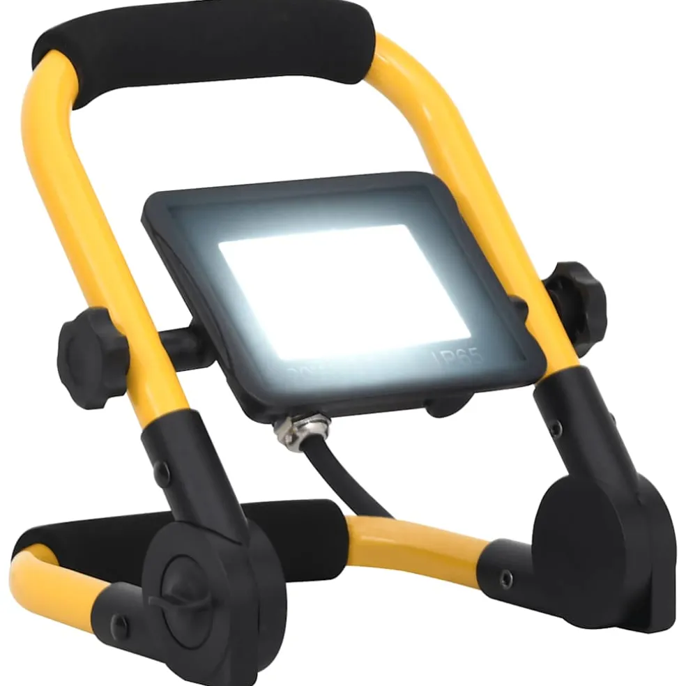 vidaXL Spotlight met handvat LED 20 W koudwit