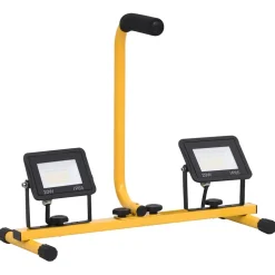 vidaXL Spotlight met handvat LED 2x20 W koudwit