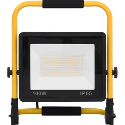 vidaXL Spotlight met handvat LED 100 W warmwit