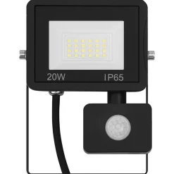 vidaXL Spotlight met sensor LED 20 W warmwit