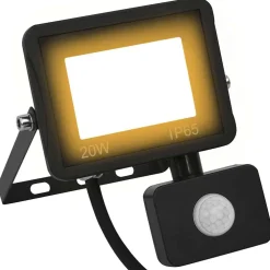 vidaXL Spotlight met sensor LED 20 W warmwit