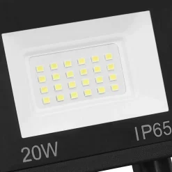 vidaXL Spotlight met sensor LED 20 W warmwit