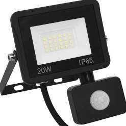 vidaXL Spotlight met sensor LED 20 W warmwit