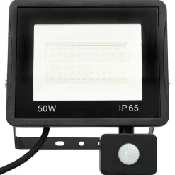 vidaXL Spotlight met sensor LED 50 W koudwit