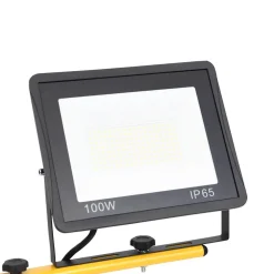 vidaXL Spotlight met statief LED 2x100 W koudwit