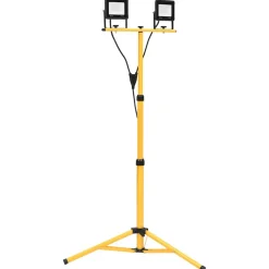 vidaXL Spotlight met statief LED 2x20 W warmwit