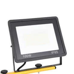 vidaXL Spotlight met statief LED 2x100 W warmwit