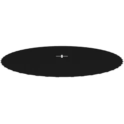 vidaXL Springmat voor 10 feet/3,05 m ronde trampoline stof zwart