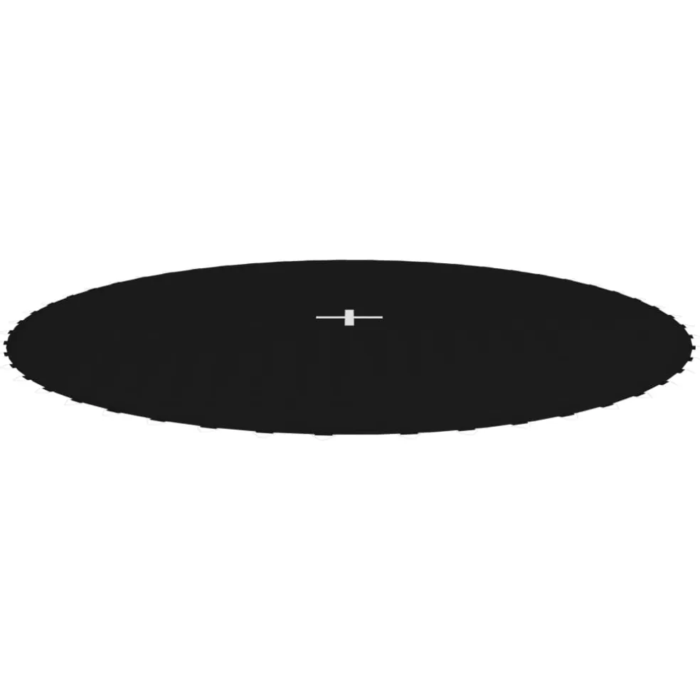 vidaXL Springmat voor 10 feet/3,05 m ronde trampoline stof zwart