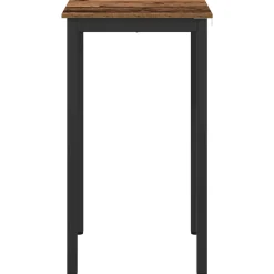 vidaXL Staande Bartafel Bewerkt hout Vierkant