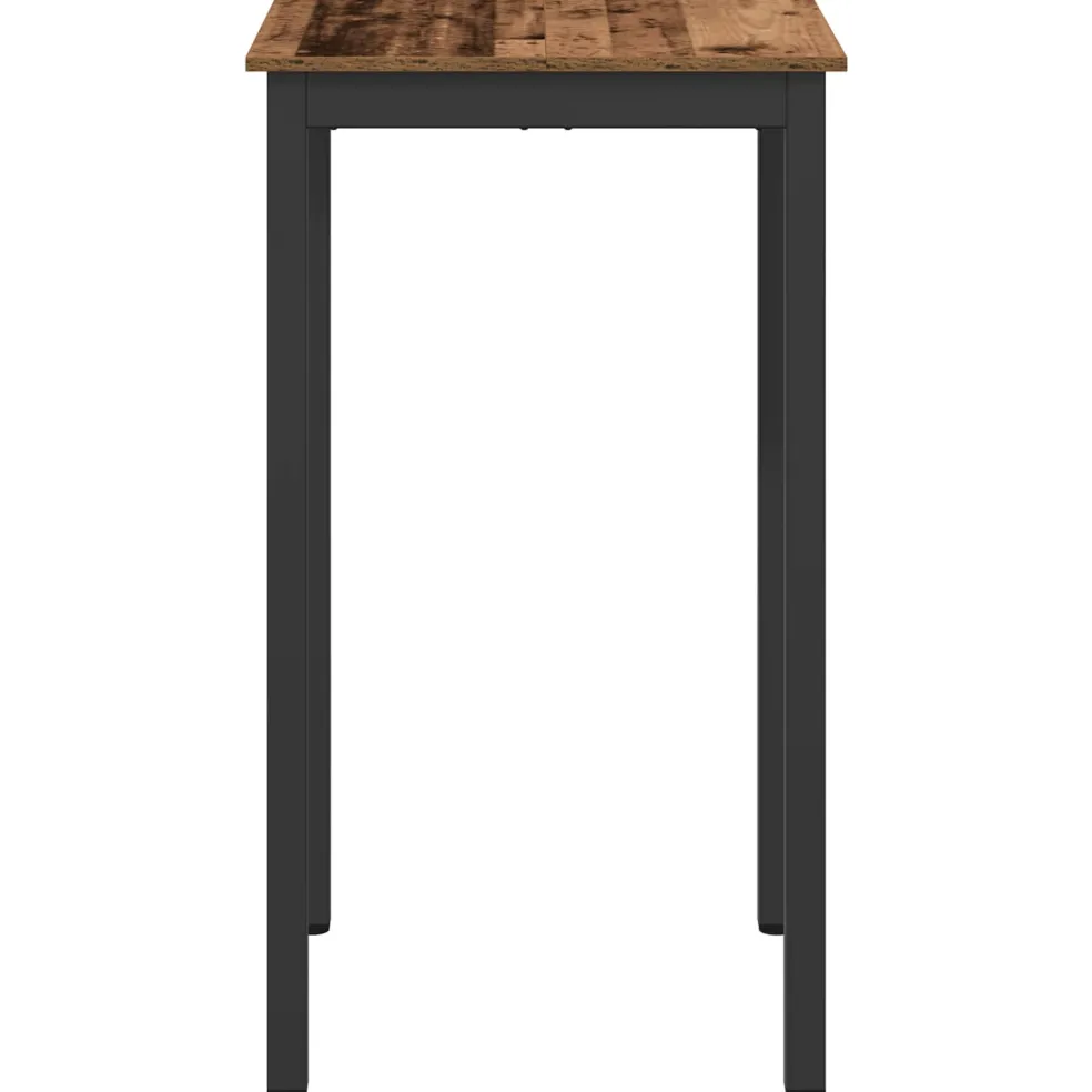 vidaXL Staande Bartafel Bewerkt hout Vierkant